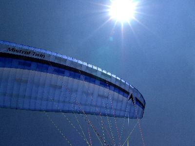 parapent per paramotor